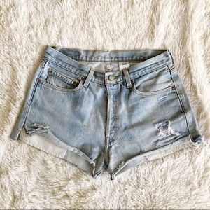 Vintage Levi’s 501 Denim Cutoffs Shorts